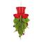 Glitzhome® 22.5" Patriotic Americana Metal Top Hat & Hydrangea Swag Wall Décor